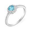 Серебряное кольцо &laquo;Sky Sparkle&raquo;