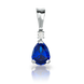 Кулон з білого золота з сапфіром та діамантом &laquo;Sapphire&raquo;