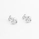 Срібні сережки &laquo;Heart Stud&raquo;