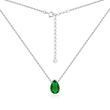 Срібне кольє &laquo; Emerald Shine&raquo;