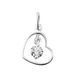 Срібний кулон &laquo;Swarovski Heart Glow&raquo;