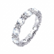 Срібна каблучка &laquo;Eternity Crystal Line&raquo; 10145 фото 1