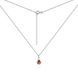 Срібне кольє &laquo;Ruby Drop Sparkle&raquo;