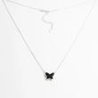 Срібне кольє &laquo;Black Butterfly Silhouette
