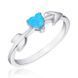 Срібна каблучка &laquo;Blue Opal Cupid Arrow&raquo;