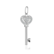 Срібна підвіска &laquo;Heart Key Sparkle&raquo;