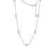Серебряное колье &laquo;Pearl Elegance&raquo; КЛ2Ж/452Ш фото 1