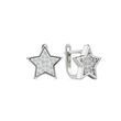 Серебряные серьги &laquo;Starry Pave&raquo;