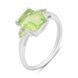 Срібна каблучка &laquo;Peridot Bloom&raquo;