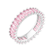 Срібна каблучка &laquo;Eternity Pink&raquo;