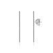 Срібні сережки &laquo;Minimalist Stick&raquo;