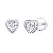 Срібні сережки &laquo;Heart&raquo;