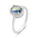 Каблучка &laquo;Mystic Oval Halo&raquo;